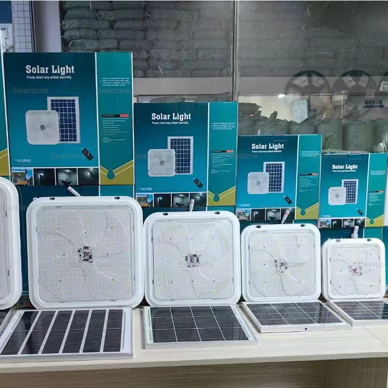 100W Lighting Ceiling High Quality Modern home use Remote Control Indoor Solar LED Ceiling Light