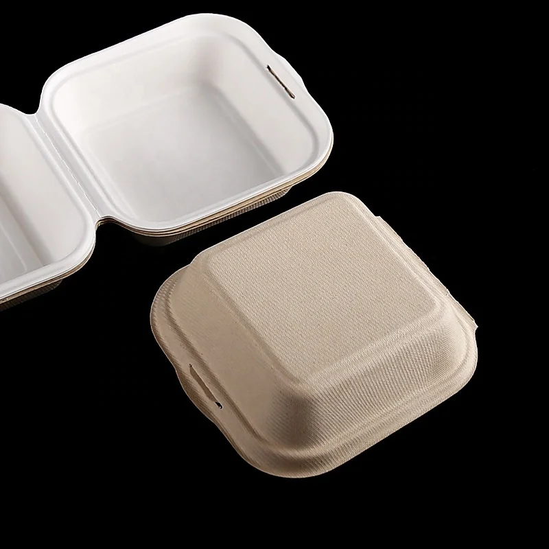 kraft paper pure color baking Gift  box picnic party food Hamburger packaging boxes with French Fries