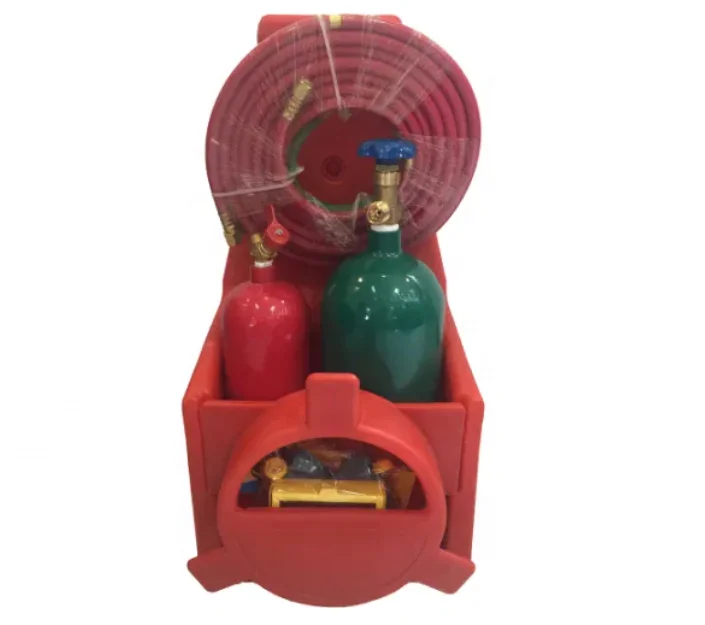 China Manufacture Welding & Cutting Kit Cylinder and Regulator with Tote