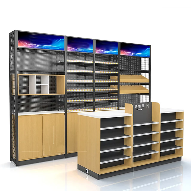 Firm Store cigarette case with lighter display cabinet supermarket counter