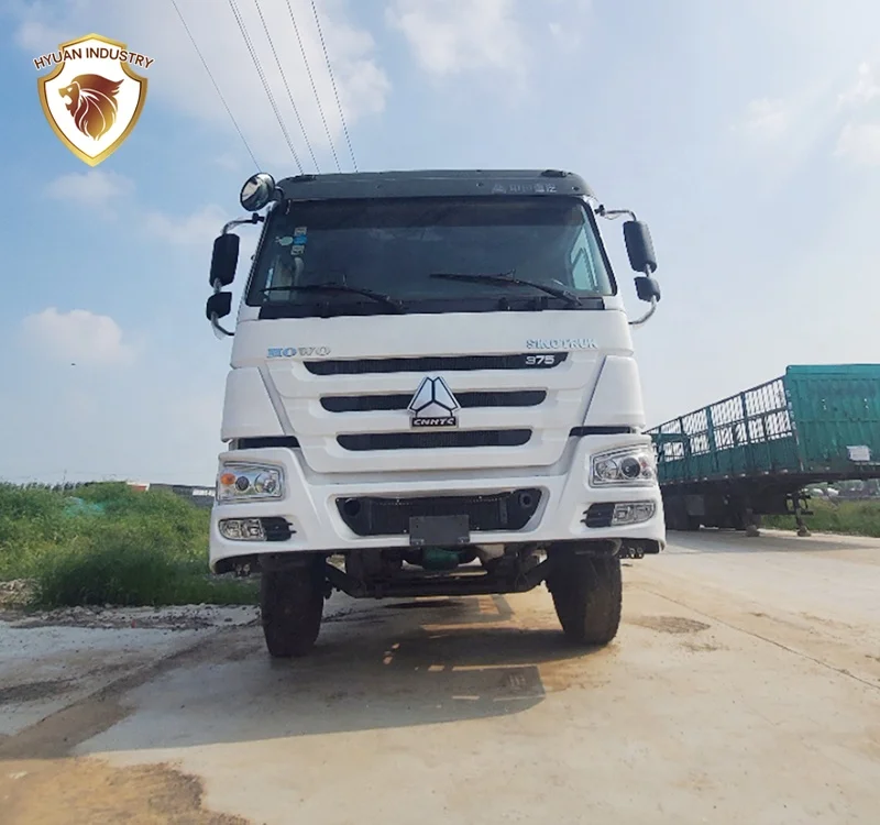 Used howo Dump truck 371 HP sinotruck 10-wheeler tipper 6x4 euro2 truck for sale