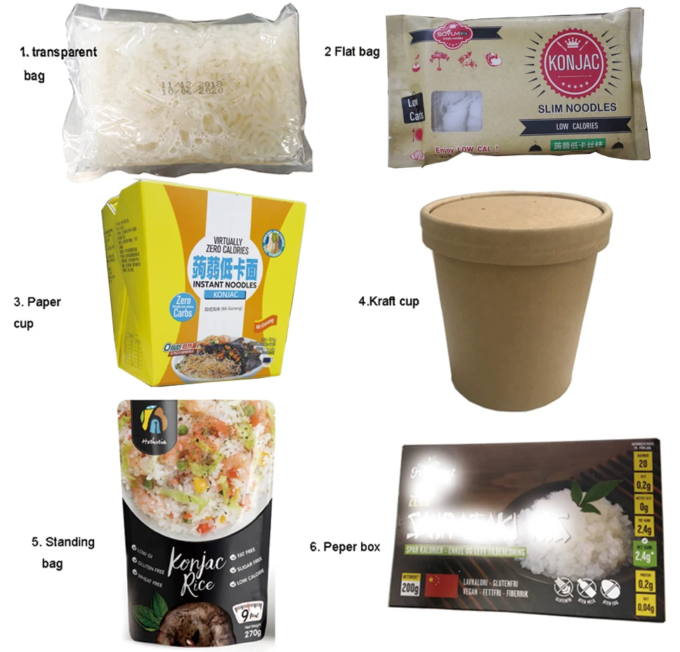  Лапша Konjac лапша keto shirataki упакованная в