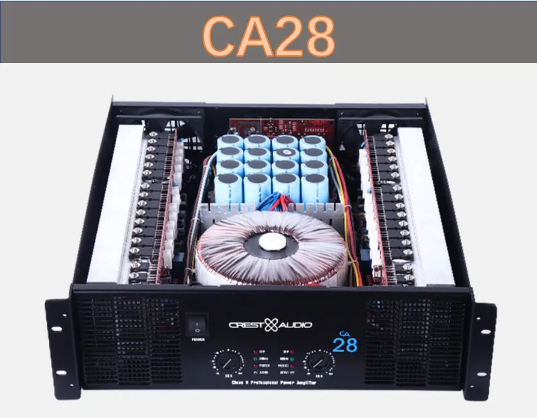 CA28 Professional Power Amplifier Pure Power Amplifier 2 Channels (3u) KTV/8Ohm 1600W*2/3200W*2/Single Product Can Be Purchased
