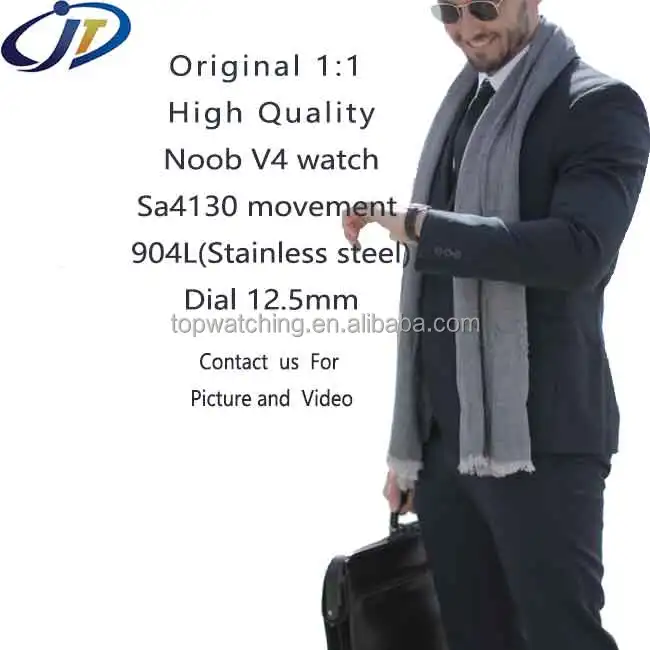 Super clon rollexable noob v4 sa4130 movement 904l dial 40mm 116500/06/09 chronograph watch