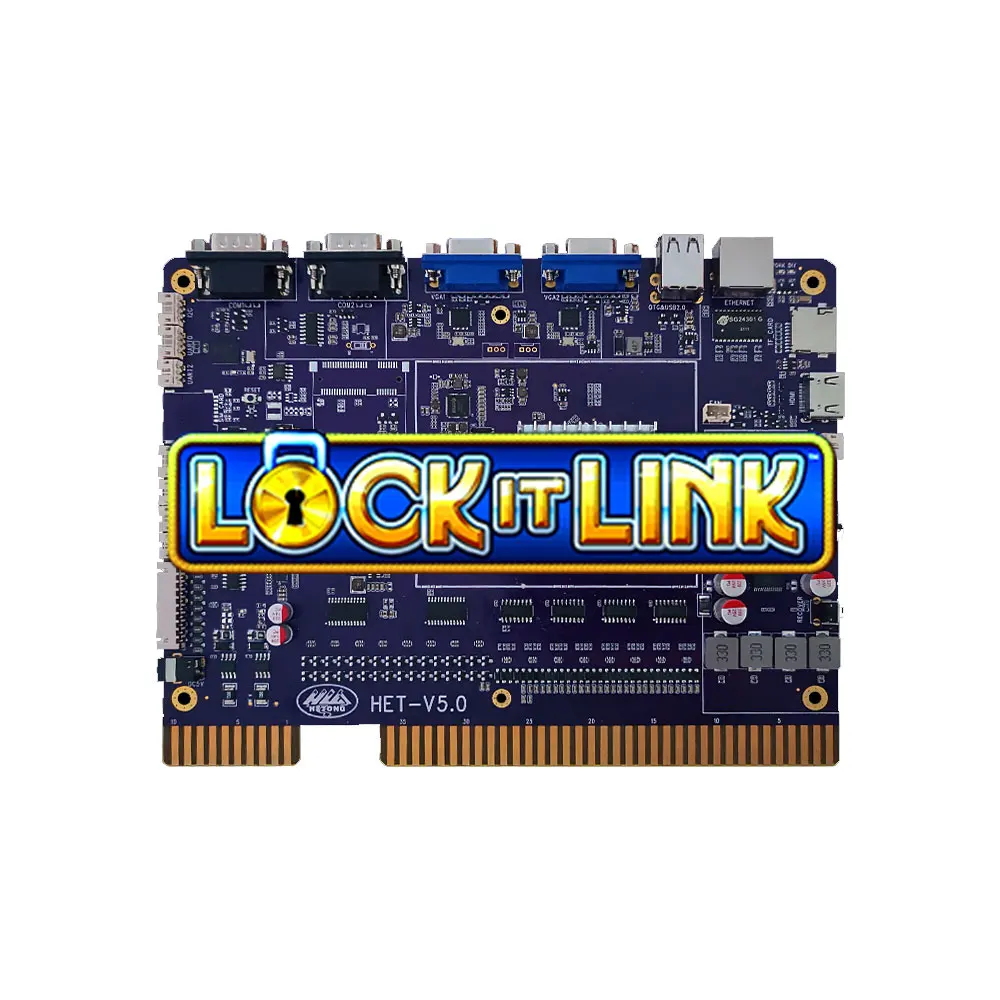 Fire Link Preview Function 8 in 1 Entertainment Multi Video Games Het Pcb Board for Skill Game
