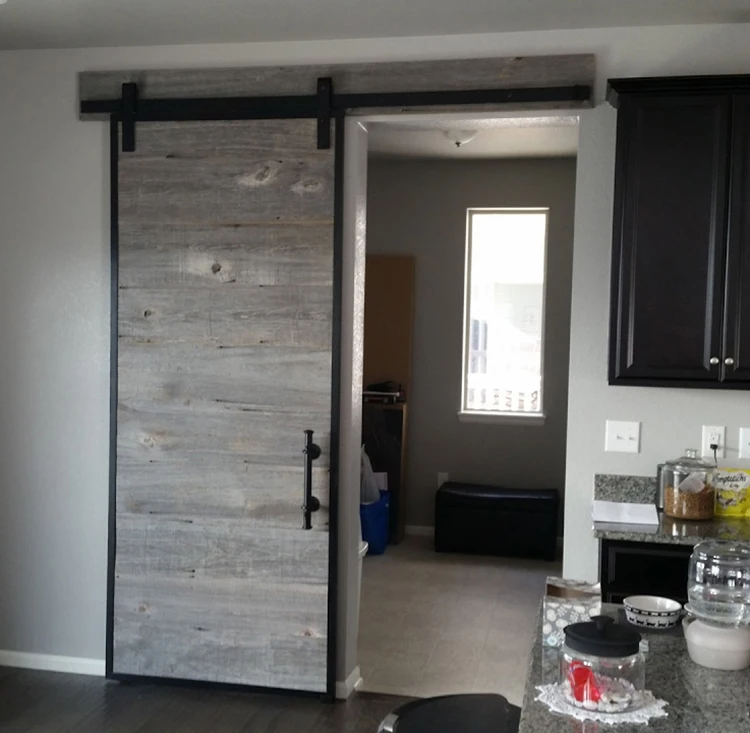 OEM custom cheap price barn door handles wooden sliding door hardware