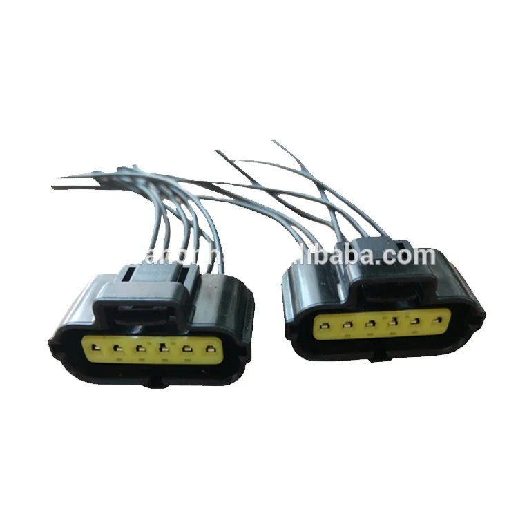 6 Pin MAF Mass Air Flow Sensor wireharness Connector Plug Clip pigtail