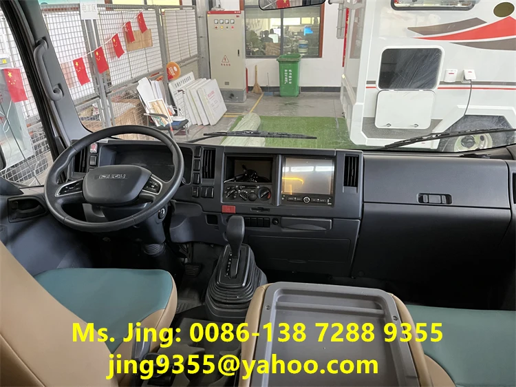 Comfortable ISUZU 4x2 Mobile House Truck Automatic RV Motorhome For Travelling