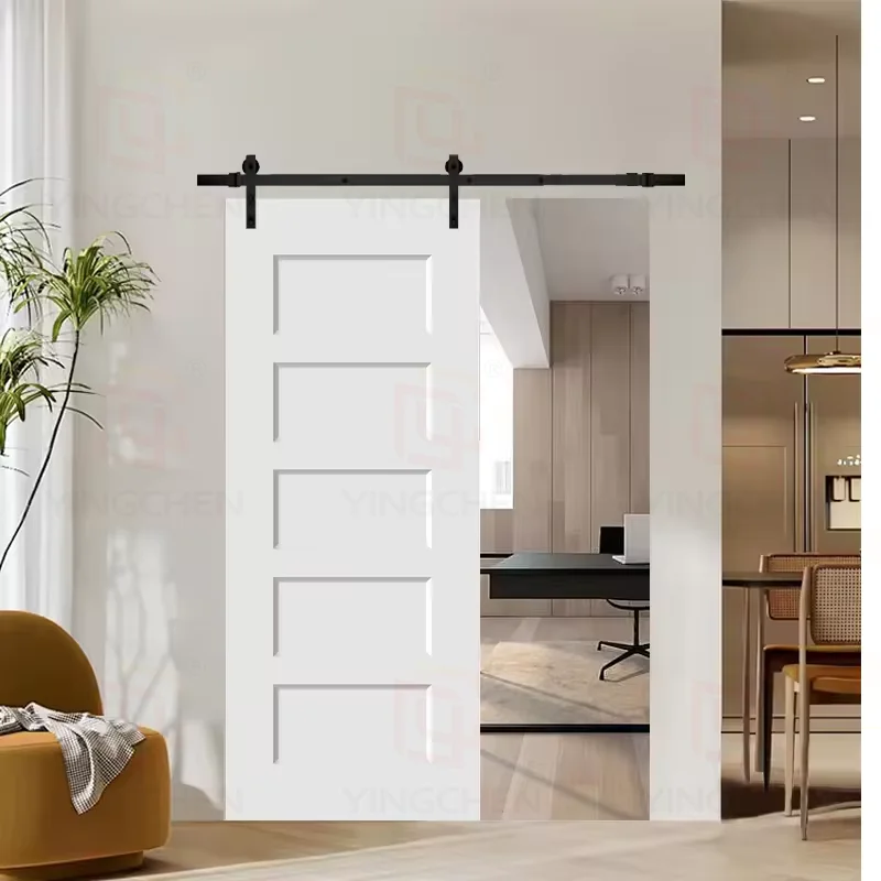 Modern Interior Sliding Glass Door Hidden Door System Pocket Telescopic Door Dressing Room Decoration For Bedroom Toilet