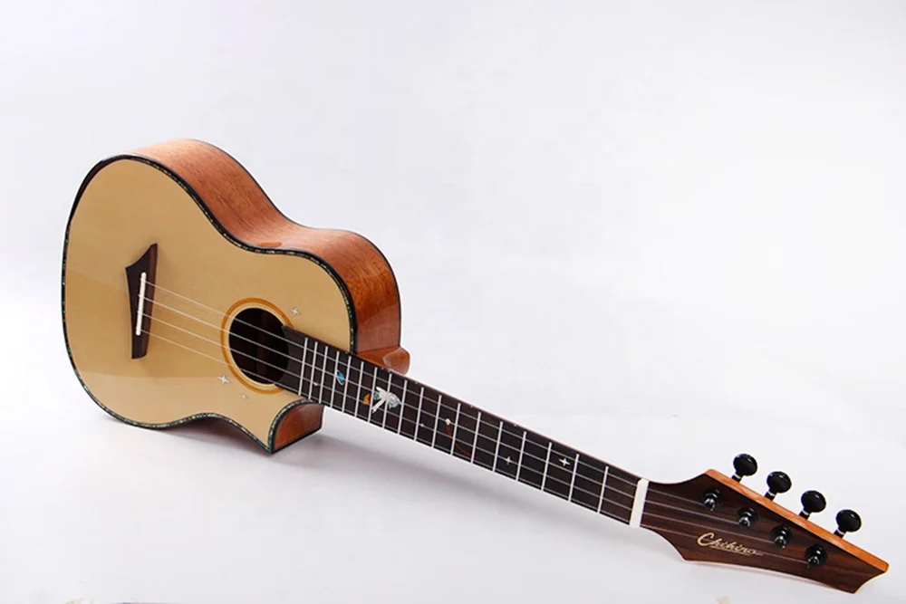 UK-SD5-26  Wholesale Chihiro 26 Inch Spruce Ukulele Musical Instruments Guitar China Guangzhou Manufacturer