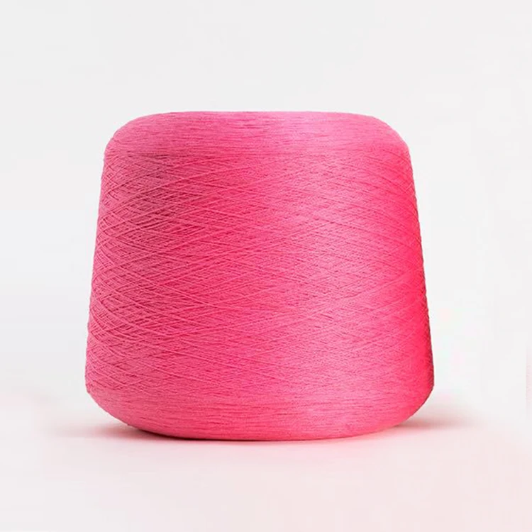 China Factory Wholesale natural color and dyed hemp yarn for weaving 2/30S 45% Cotton 55% Linen yarn