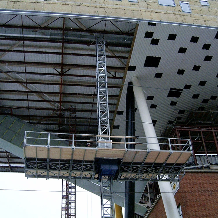 IHURMO single-mast twin mast electrical construction mast climbing lift work platform on sale