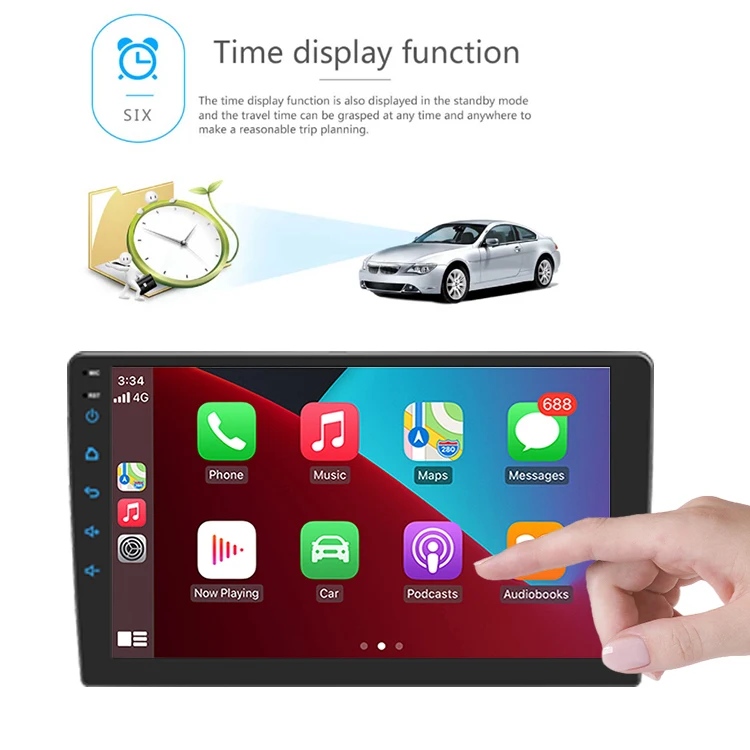 MCX 10.1 Inch Universal Car Multimedia Double Din Touch Screen MP5 Autoradio Player With Mirror Link