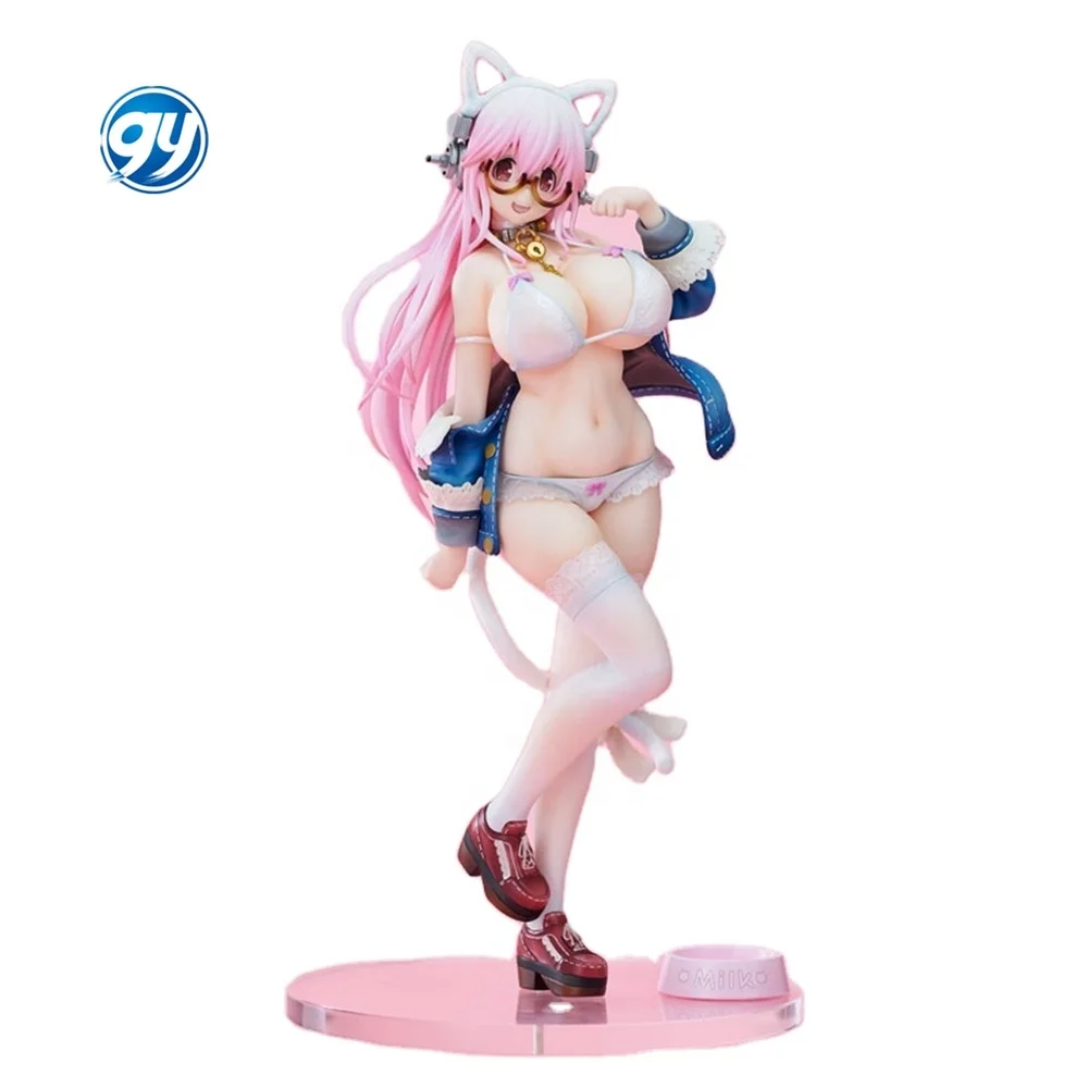 Фигуры 27 см Nitro Супер Sonico белый кот Косплей Персонаж мультфильм коллекционный пластиковый аниме ПВХ