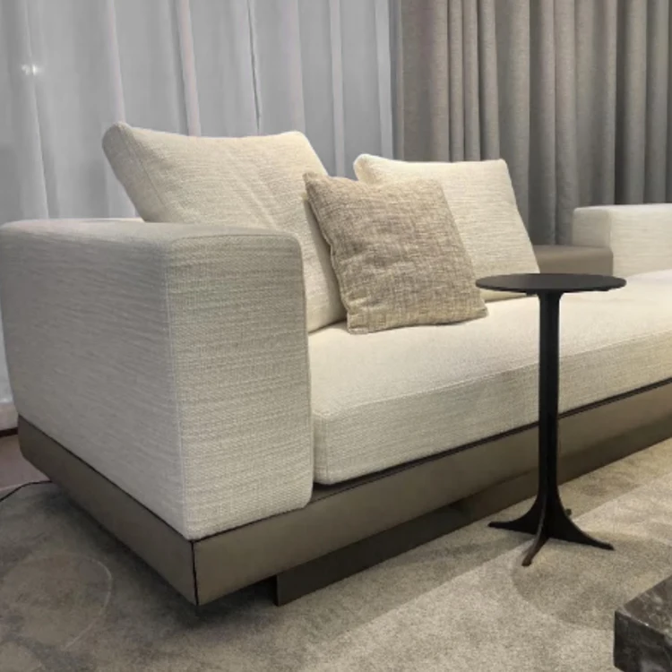 Orangefurn роскошная мебель для помещений плюшевые диваны из микрофибры кожа и ткань водонепроницаемый большой удобный угловой диван