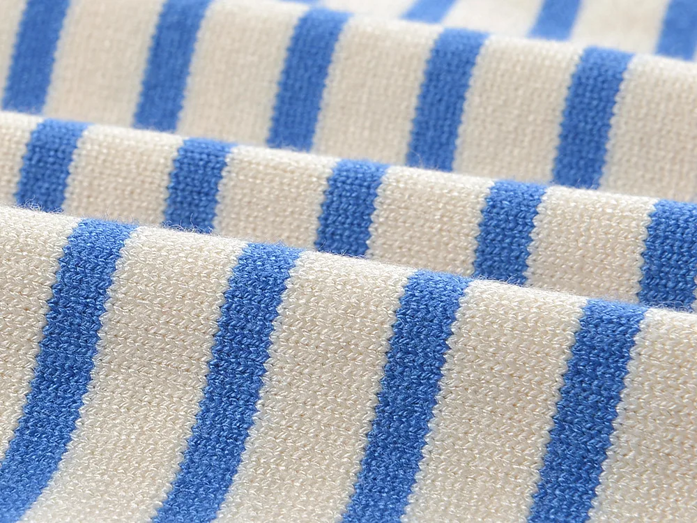 Korean Style Lazy Loose Women Fall Sweater Autumn Womens Striped Sweaters Zip Sweater Mid-length Crochet Flower Knitwear