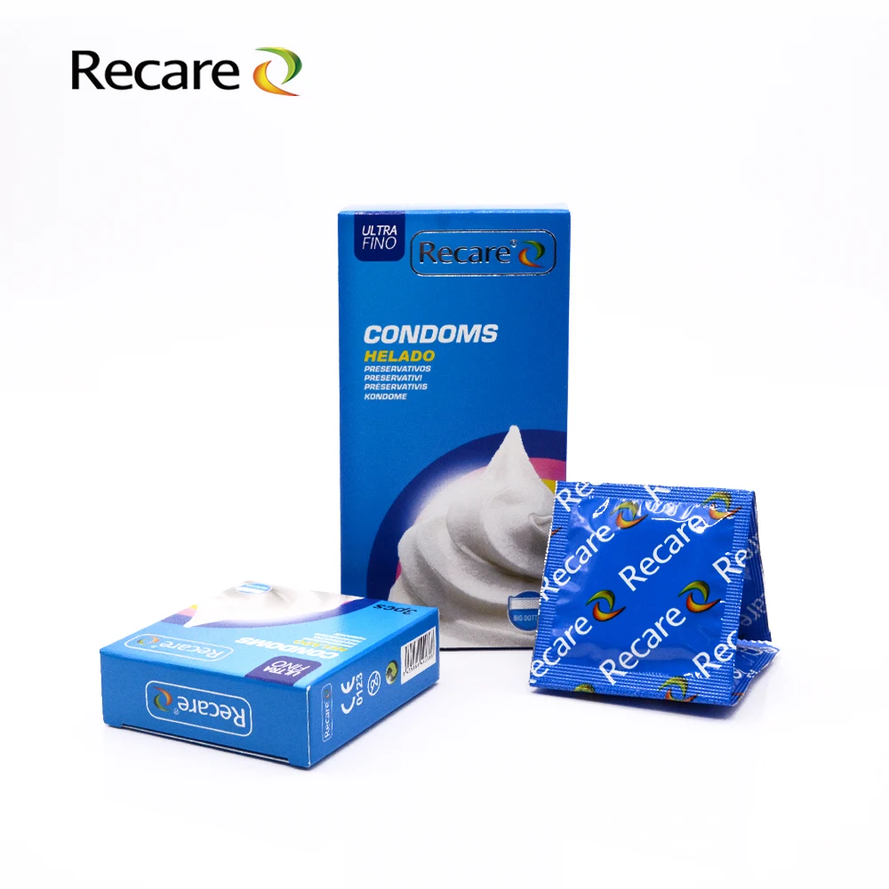 Natural Rubber Latex cheaper manufacture flavoured recare condom for man