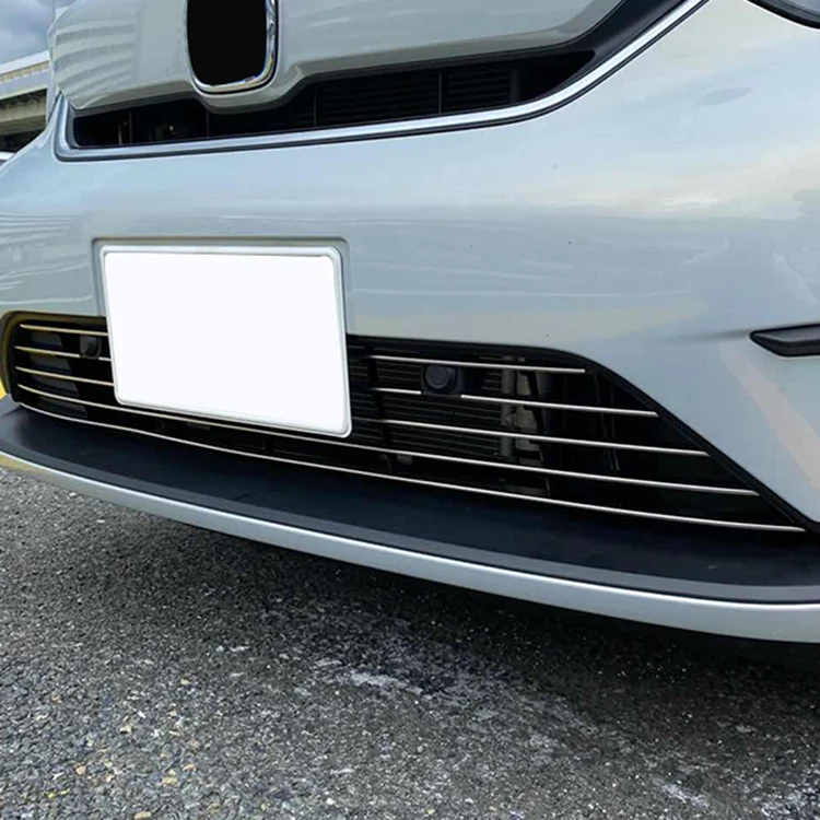 9 Pieces OEM ODM Chromed Car Exterior Accessories Front Grille Trim For Honda Fit Gr1-8 2020