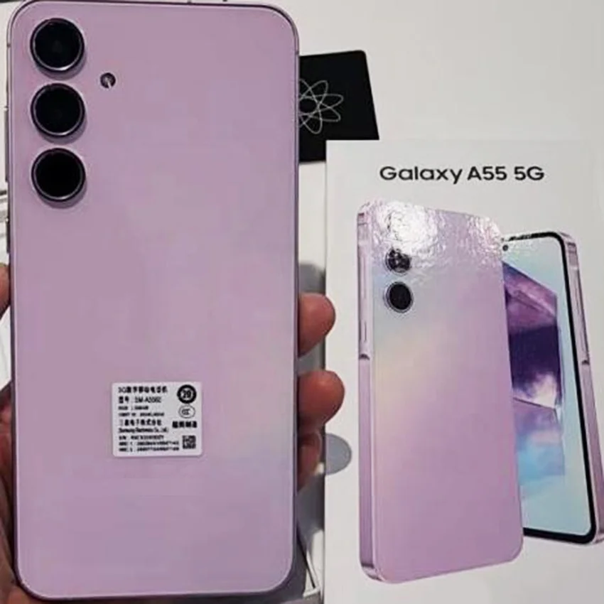 Новый бренд для Samsung Galaxy A55 5g Exynos 1380 8 ядер 6 '120 Гц супер amooled дисплей 50 Мп 5000 мАч батарея Nfc Смартфон