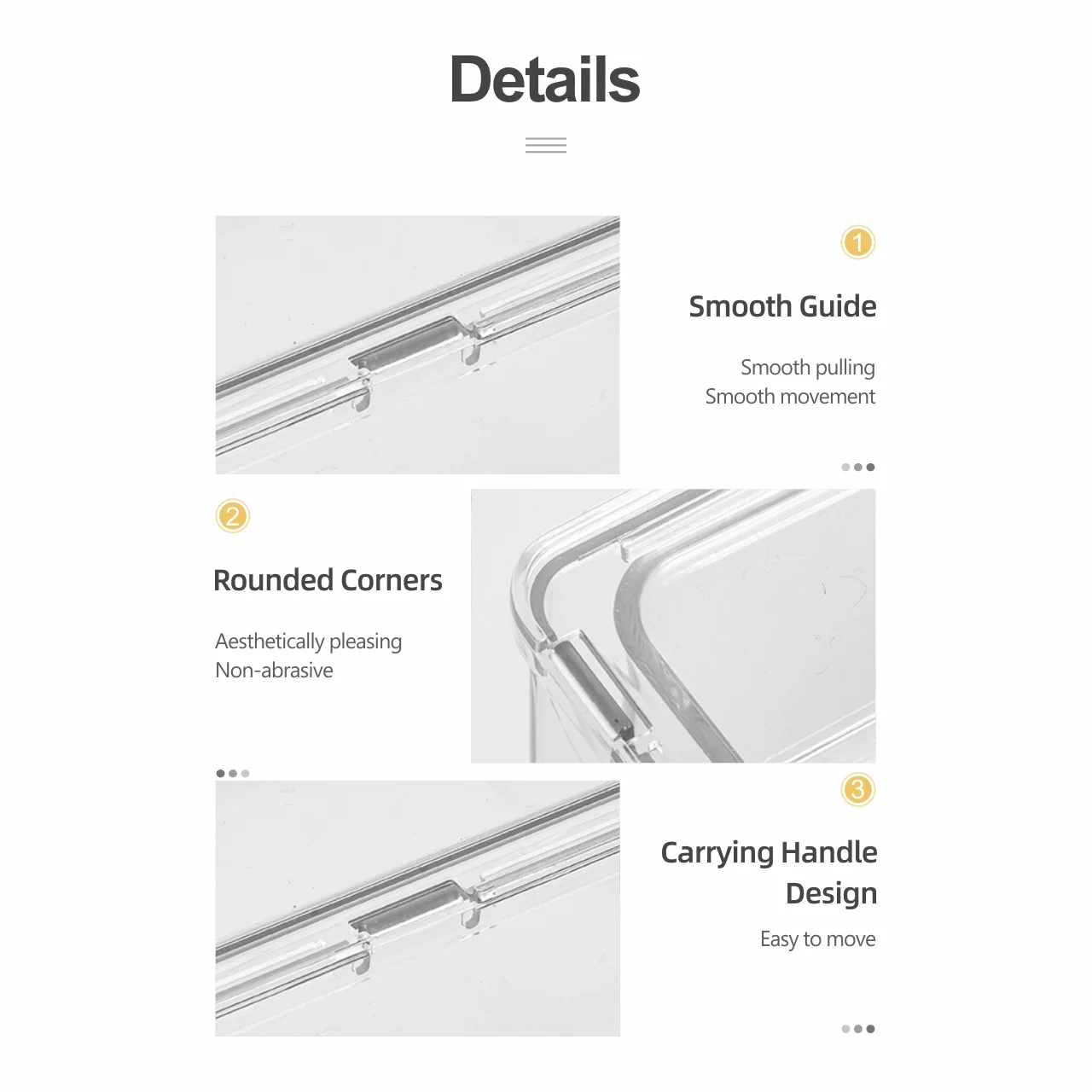 Home multifunctional storage box desktop plastic box cosmetics storage containers bathroom small object storage