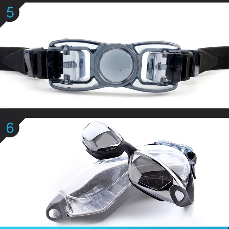 Hot Selling Pink Antifog Swim Googles Unisex Custom Logo Glasses Swimming Goggles