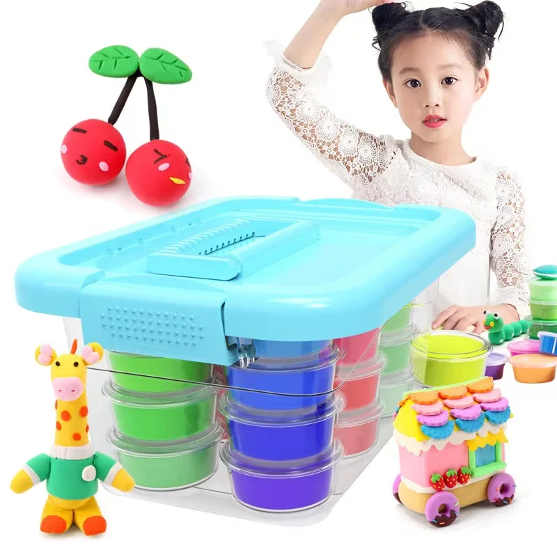 Children Claydoll 12/24/36colors 15g Best Selling Product Soft Clay Modeling Air Dry Clay for Kids Educational Toys