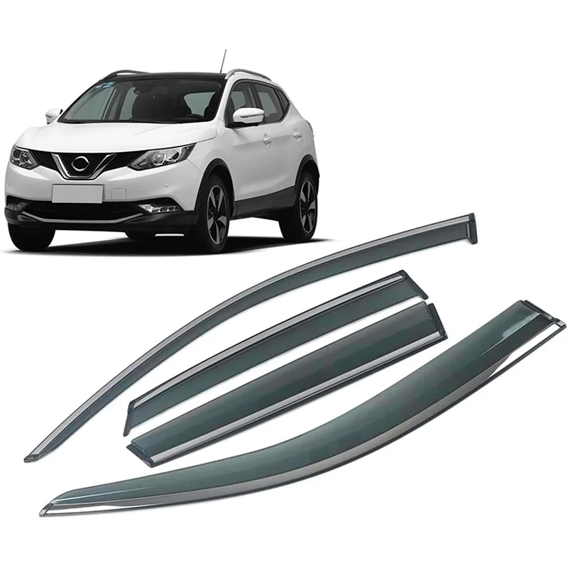 Дефлектор окон автомобиля аксессуары для украшения OEM 2008-2023 Nissan Qashqai защита от дождя солнцезащитный козырек украшение