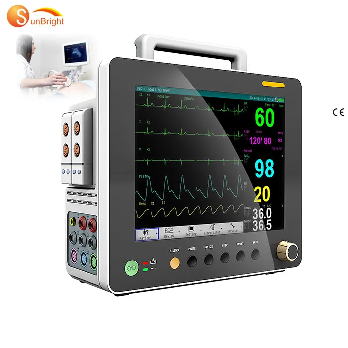 SUN-603S Clinical Multi Parameters ICU Cardiac Patient Medical Monitor Price