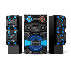 High Quality Powerful Subwoofer Speaker Amplifier Audio Processor Professional Audio DJ Bass Speaker 2.1 LED Multimedia Speaker
