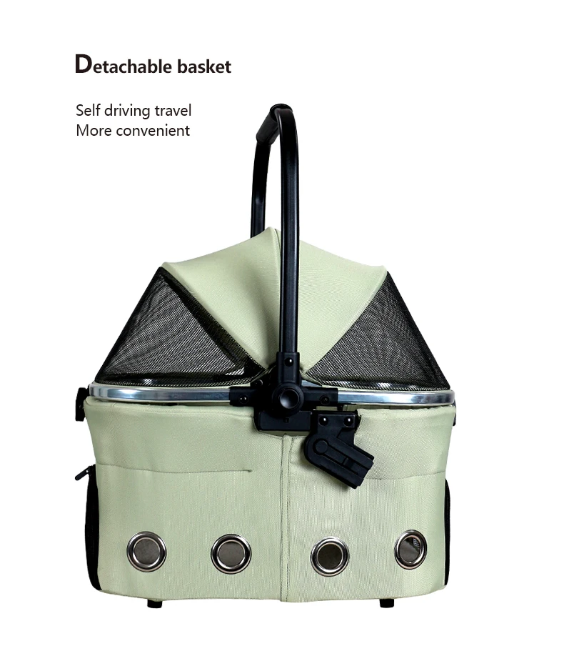 Dog stroller Detachable Outdoor Double Pet Strollers for Cats Dogs