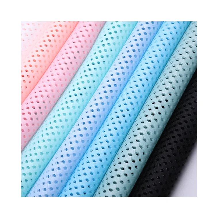 STOCK LOT Wholesale 100 Polyester Air mesh fabric Soft Washable 3d Knitted for shoes Office Chair fabric