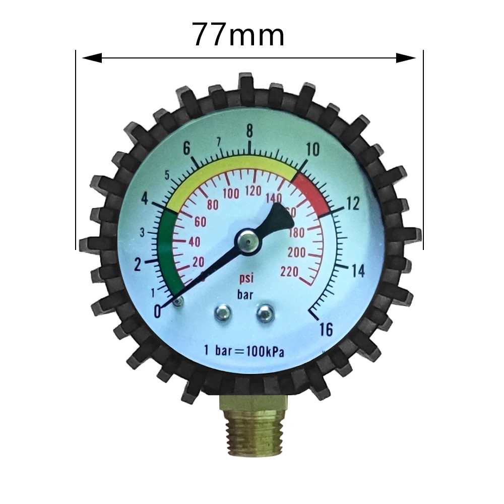 5CELEC pointer tire pressure gauge 200PSI with G1/4