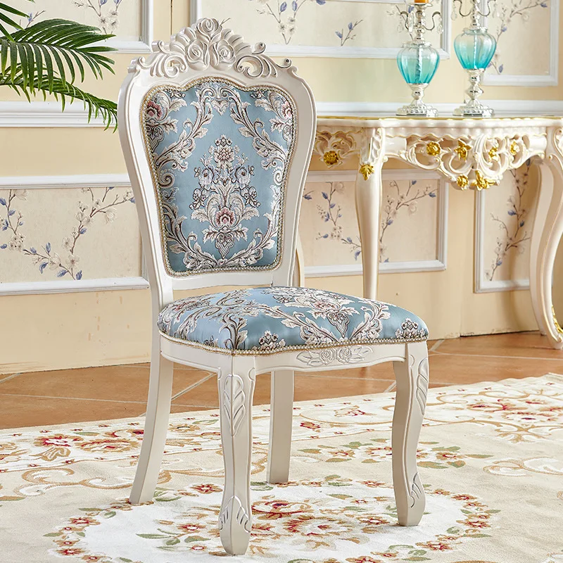 Factory supply Used Hotel Dining Chairs Solid Wood Dining Chair European Style Chair