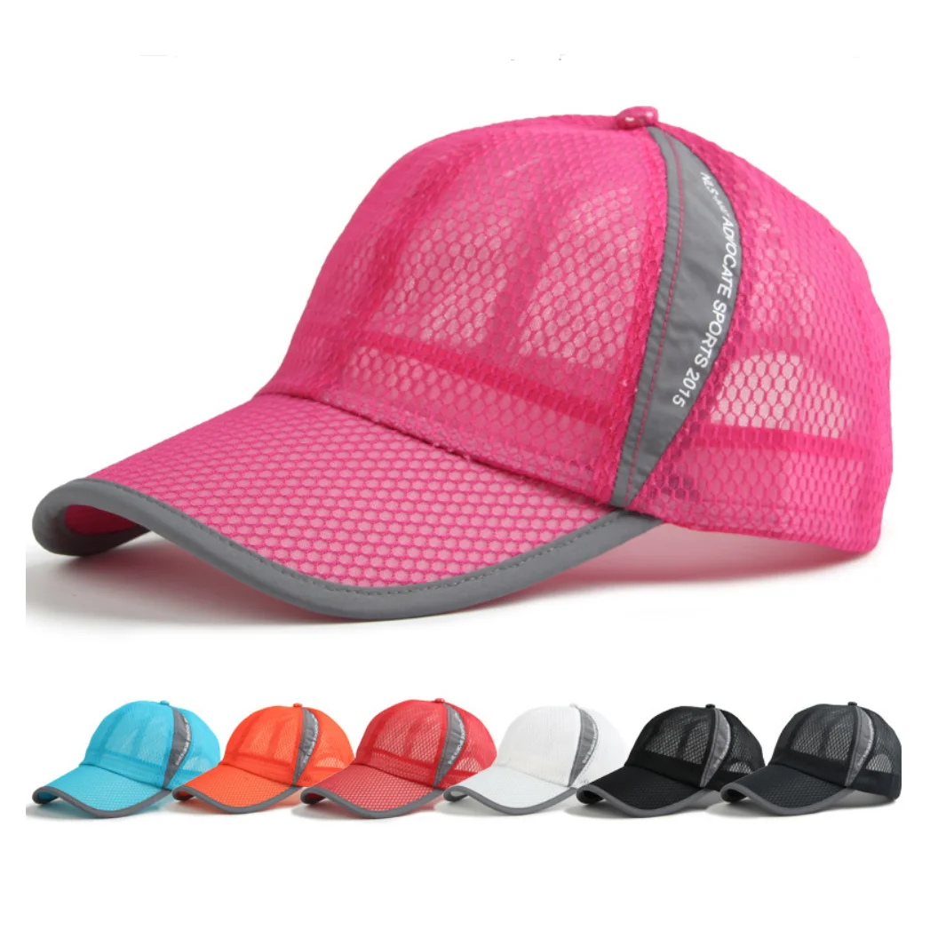 Spot quick-dry sports man running baseball cap fashion colorful vintage sports face cap