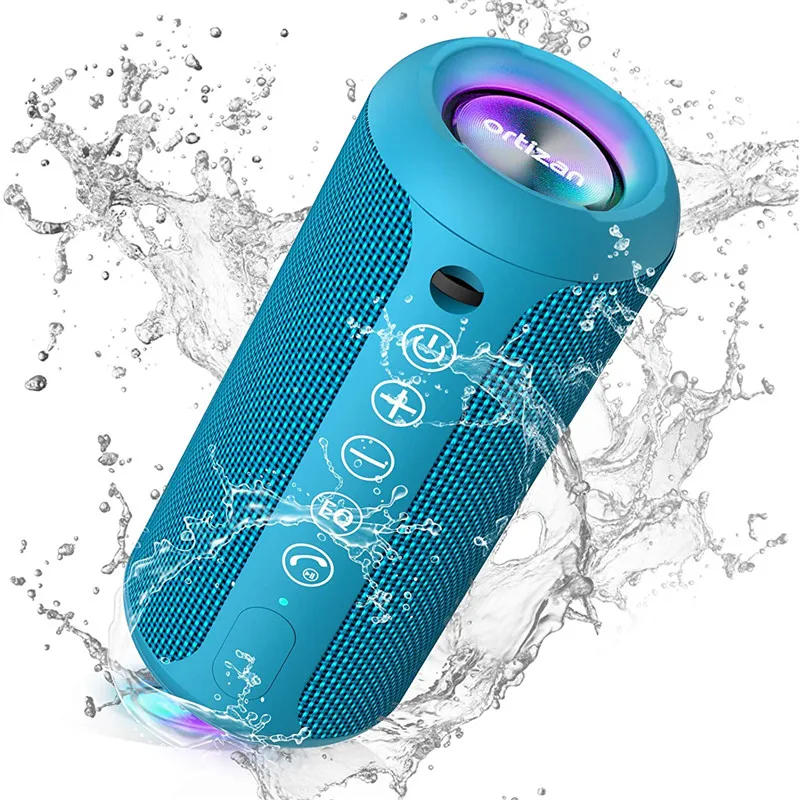 Blue tooth Portable Super Bass Loud HD Sound Wireless Bloototh Outdoor Waterproof BT Speaker for Pool Beach Home Party Travel