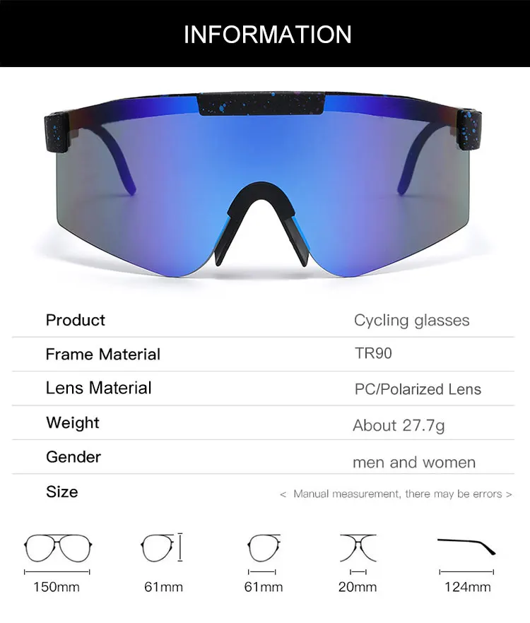 Outdoor Sports Sunglasses Polarized Cycling Eyewear Road Bike Mountain Bicycle Running and Camping Equipment