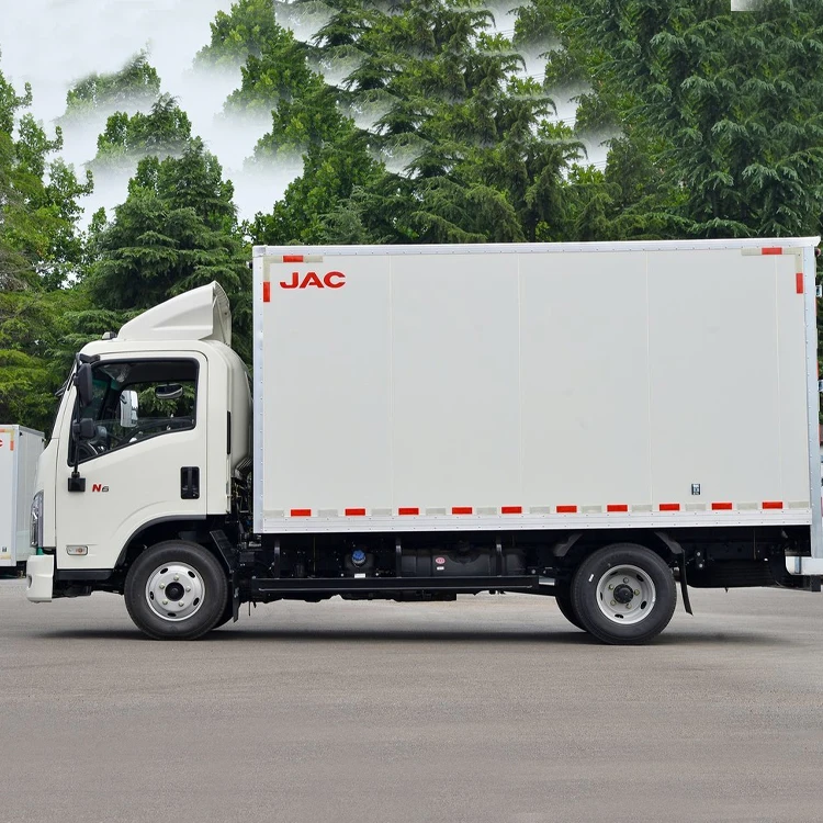 New JAC 4*2 Van Truck Light Truck Left Hand Drive 140hp Cargo Truck