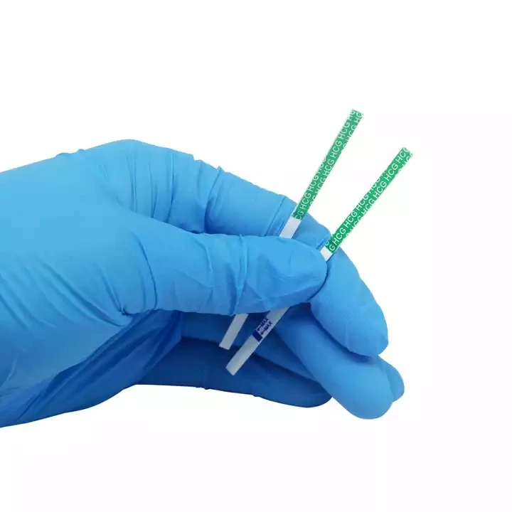 Hcg Urine Card 25 Pregnancy Test Strip Wholesale Price Pregnant Test Dipstick Early Detection One Step Urine Pregnancy Test