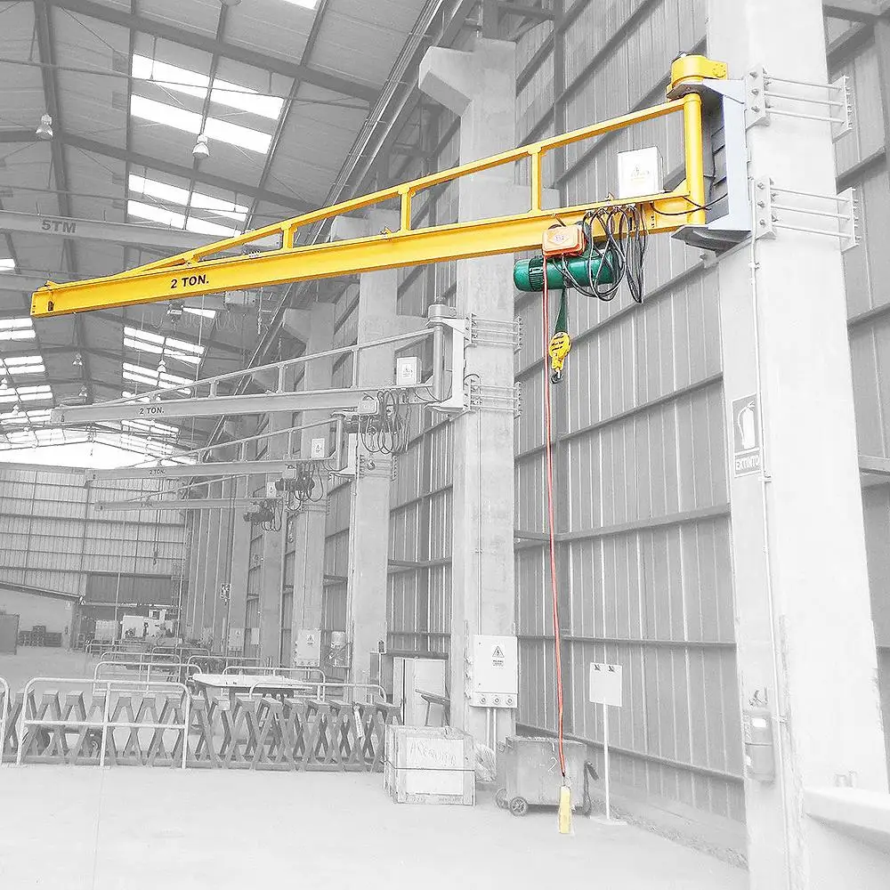 Factory Supplying Buy Electric Pillar Mounted Jib Crane 250Kg