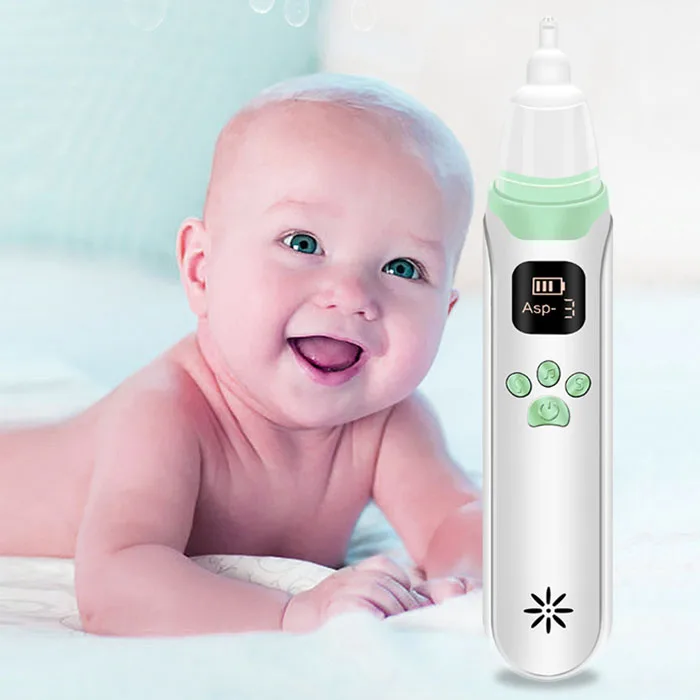 Hot Selling New Arrivals Home Use Baby Nose Sucker Cleaner Electric Baby Vaccum Nasal Aspirator With Music