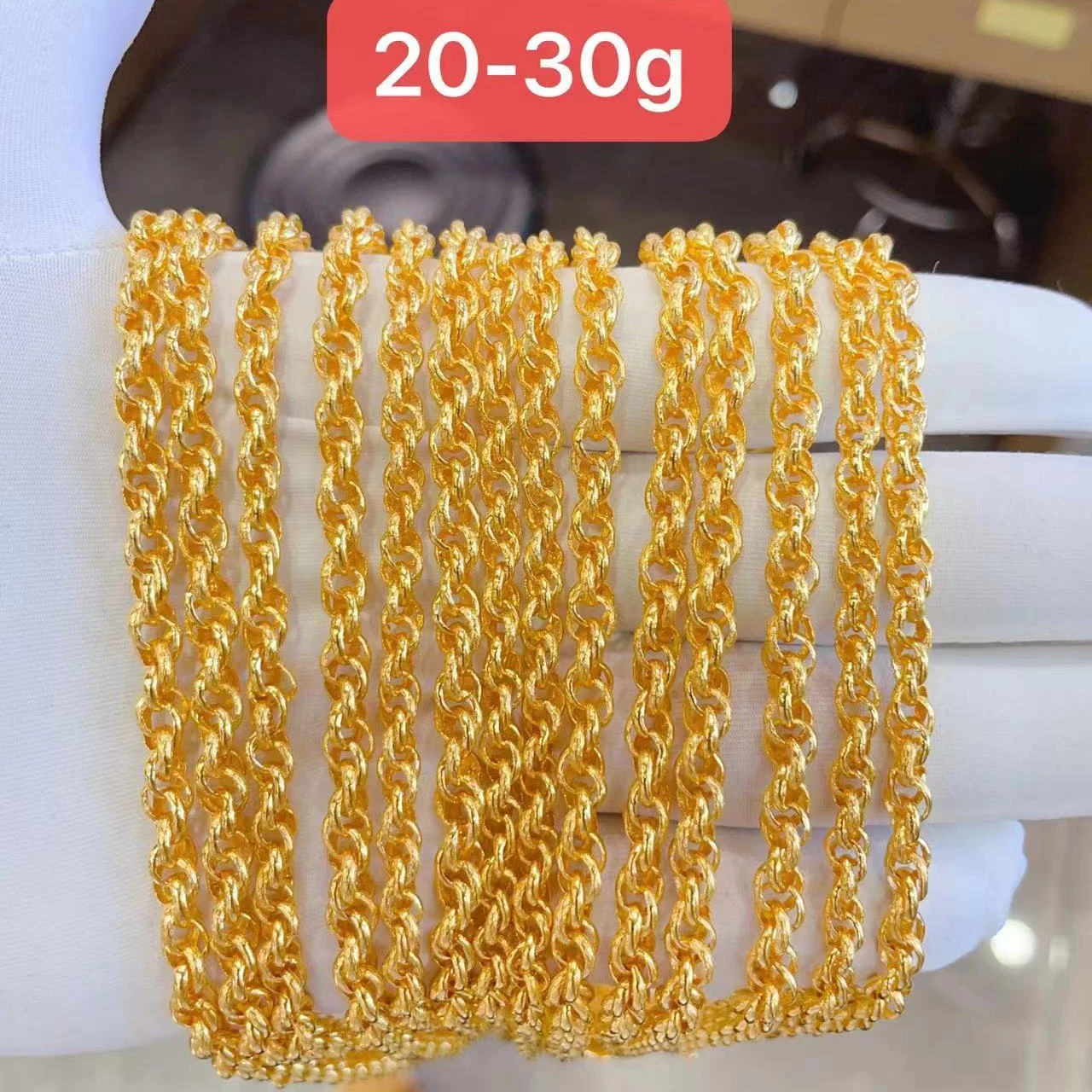 Gold Necklace Design and Customization Gold necklace mold design and manufacture Gold 999 necklace processing