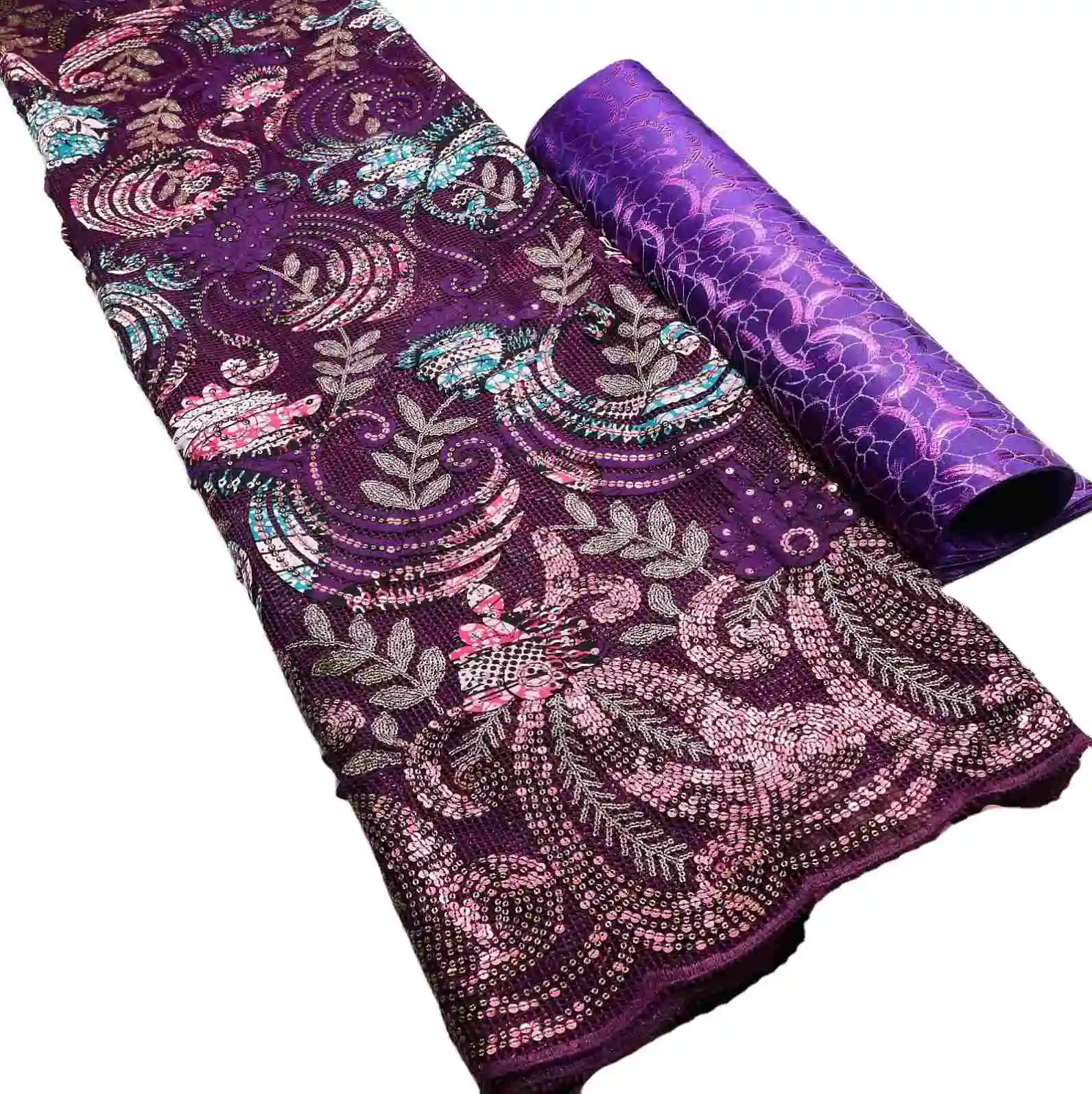 High Quality Low Price Wholesale Price Embroidery Organza Fabric