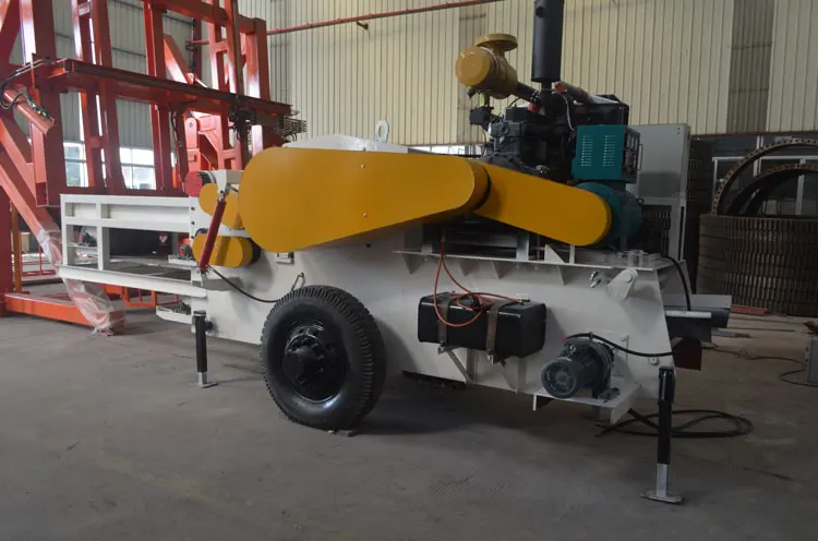 220KW 6-10T/H Large Capacity Mobile Diesel Engine Wood Chipper Machine