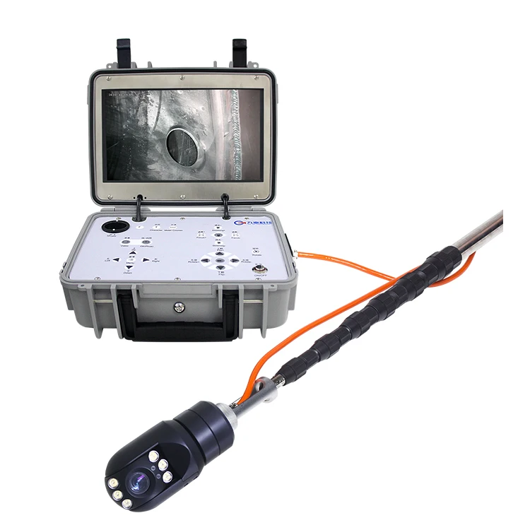 Explosion-proof Oil Petrochemical Pipe Inspection Container Borescope Pan Tilt Zoom Camera