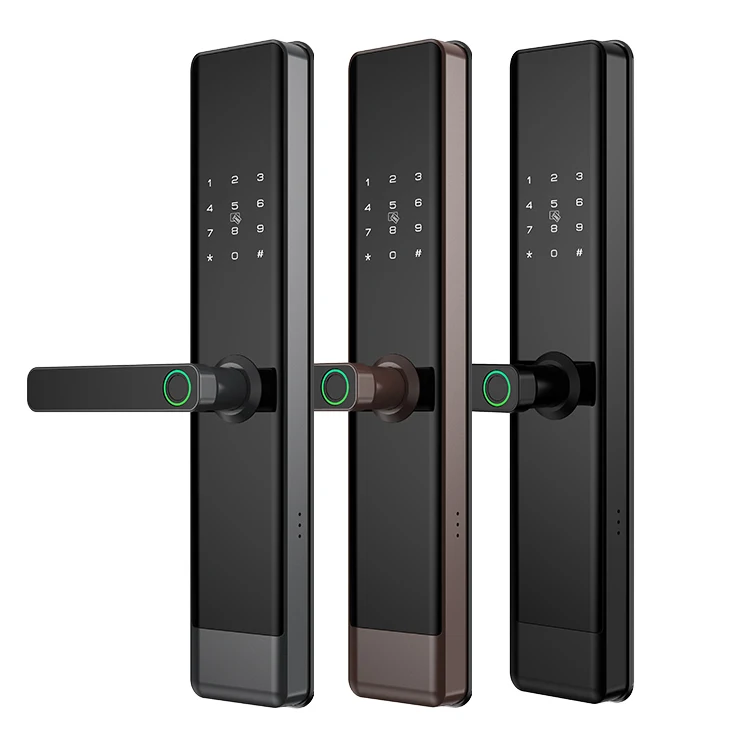 High Quality 6068 Mortise TuyaEnglish Portuguese Russian Vietnamese Spanish Arabic Thai Indonesian Voice smart door Lock