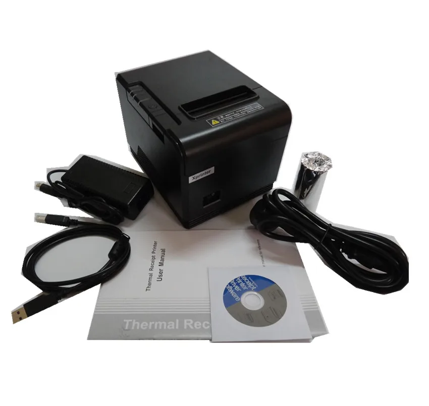  Xprinter 3 дюймов pos80 USB Lan BT порта компьютера 80 мм скачатые драйвером чековый кухня дешевые термальный принтер для Pos
