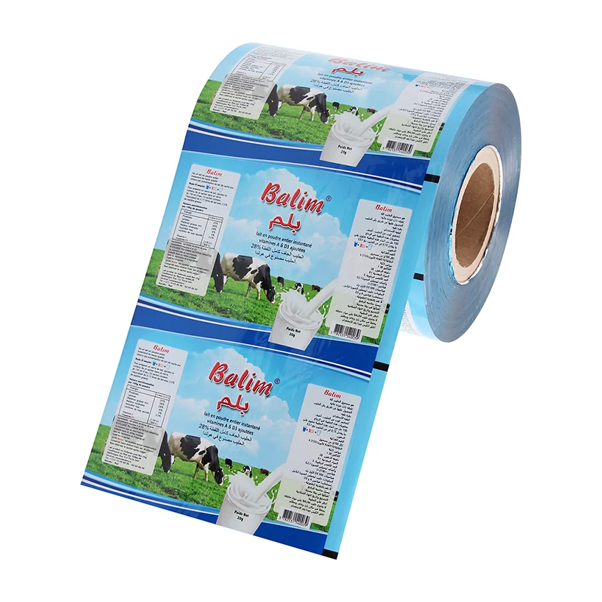 Customized Food Plastic Foil Laminating protein powder bar wrapper Packaging Roll Film