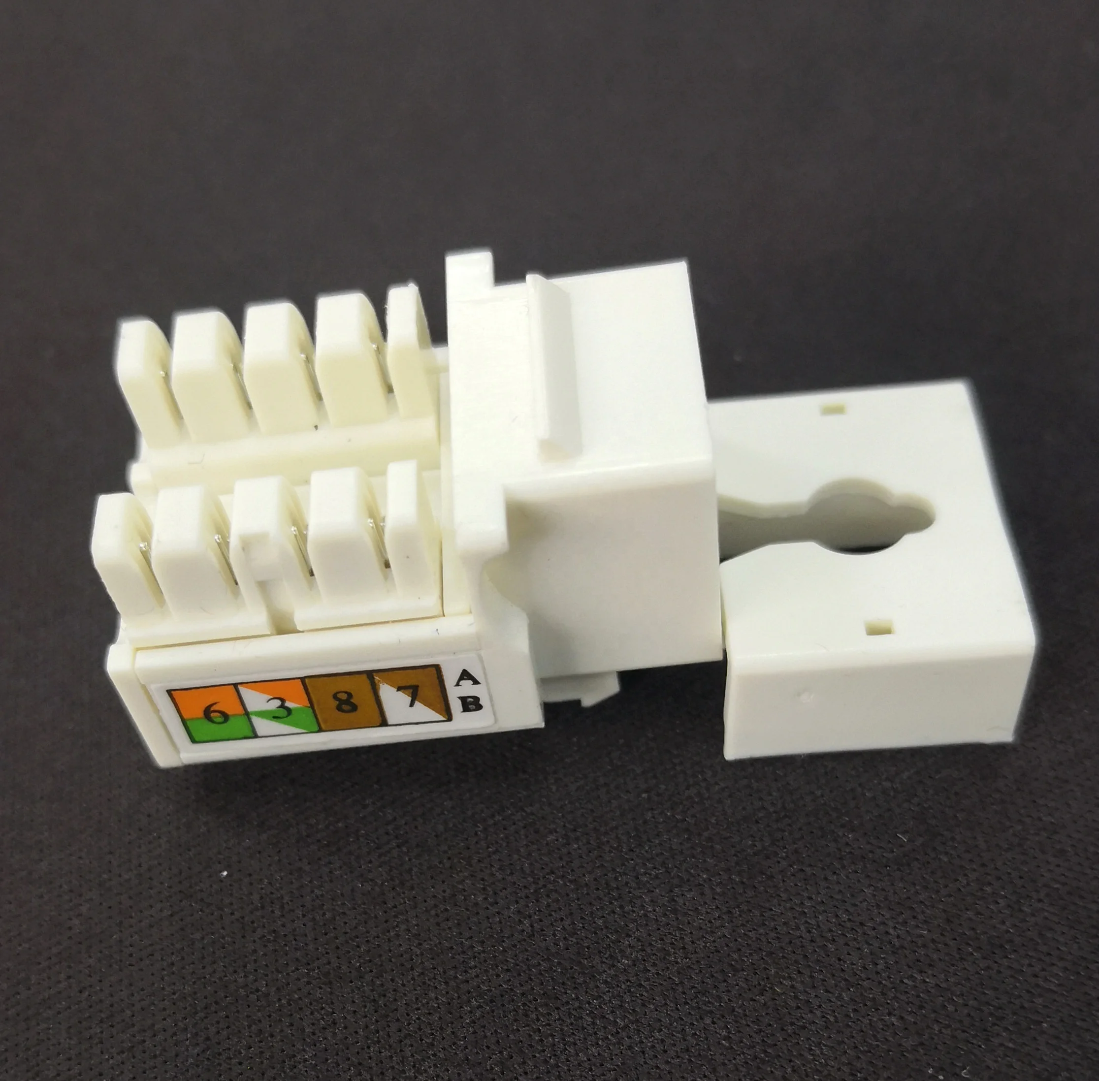 BK-1001-C6 CAT6 UTP 90 градусов Keystone Jack rj45 модульный