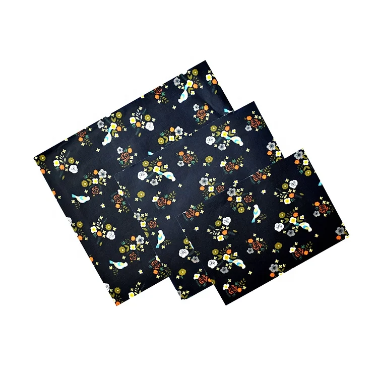 Wholesale Biodegradable Reusable Organic Cotton Cloth Beeswax Food Storage Wrap