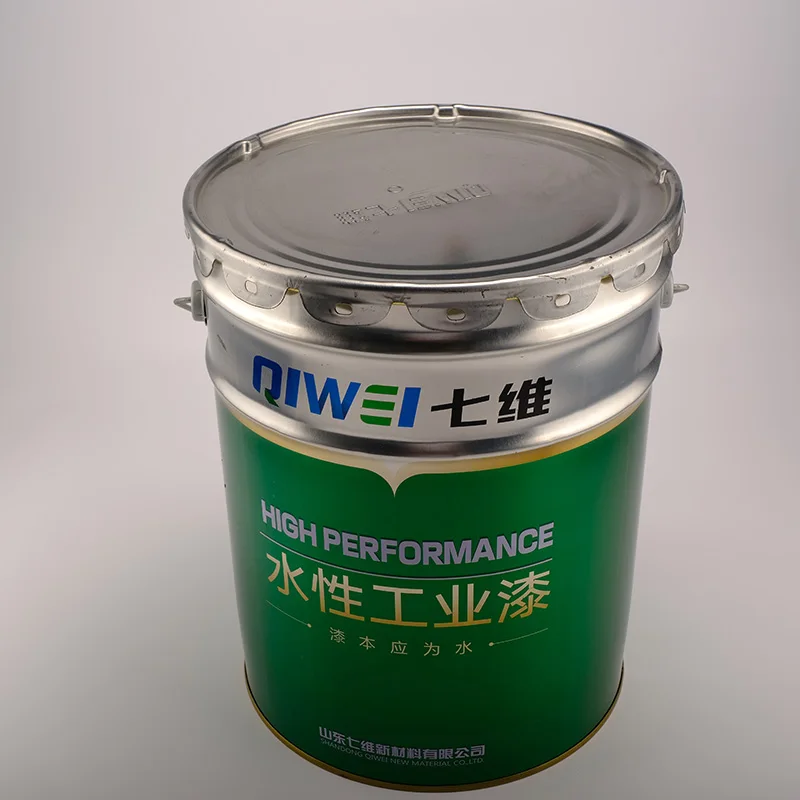 8 liter empty metal paint iron oil drum with lid